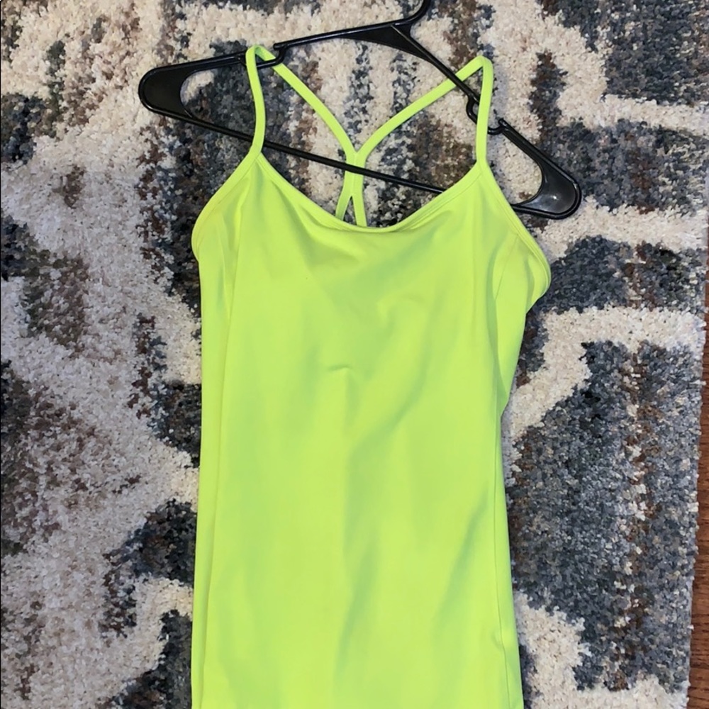 Neon workout top